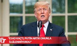 Trump ilk kez konuştu