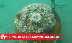 Ezine’de Çanakkale Savaşları’ndan kalan 110 yıllık deniz mayını bulundu