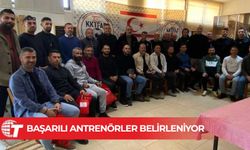 KKTFAD ilk devrenin son 5 haftasındaki başarılı antrenörleri ödüllendiriyor