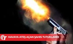 Akaryakıt istasyonunda havaya ateş açan bir kişi tutuklandı