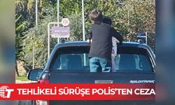 Polis, sürücüye 6065,40 TL para ve 10 ceza puanı kesti