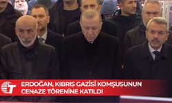 Türkiye Cumhurbaşkanı Erdoğan, Kıbrıs gazisi komşusunun cenazesinde saf tuttu