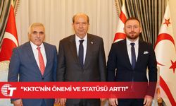 Cumhurbaşkanı Tatar, AK Parti Milletvekili Ali İnci ve beraberindeki heyeti kabul etti