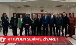 Kıbrıs Türk Tabipleri Birliği’nden T.C Lefkoşa Büyükelçisi Yasin Ekrem Serim’e Ziyaret