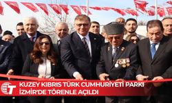 Kuzey Kıbrıs Türk Cumhuriyeti Parkı İzmir'de törenle açıldı