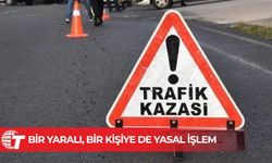 İki trafik kazası… Bir yaralı, bir kişiye de yasal işlem