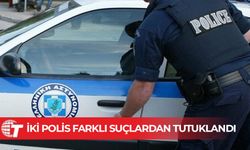 Güney Kıbrıs’ta iki polis farklı suçlardan tutulandı