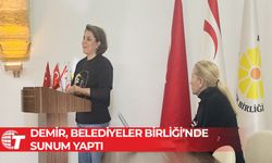 Şef Ebru Baybara Demir, Belediyeler Birliği’nde sunum yaptı