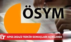 KPSS 2024/2 tercih sonuçları açıklandı