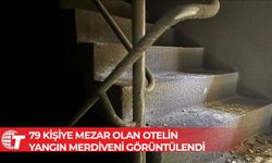 Grand Kartal Otel'in yangın merdiveni görüntülendi