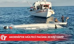 Akdeniz’de mülteci teknesi faciası: 20 kişi kayboldu