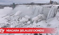 ABD'nin doğu kesimlerini etkisi altına alan soğuklar, Niagara Şelaleleri'nde kısmi donmaya yol açtı