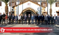 Cumhurbaşkanı Ersin Tatar, Trabzon’dan gelen heyeti ağırladı