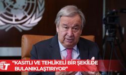 Guterres: “Kıbrıs Rum tarafı sivil ve askeri tesisler arasındaki çizgiyi tehlikeli şekilde bulanıklaştırıyor”