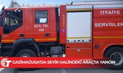 Seyir halindeki araç kullanılmaz hale geldi