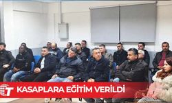 Kasaplara hijyen standartlarını sağlama ve veteriner mevzuatına uyum konusunda eğitim verildi