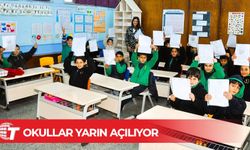 Yarıyıl tatilinin ardından okullar yarın açılıyor