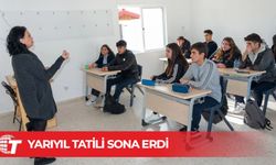 Yarıyıl tatili sona erdi: Öğrenci ve öğretmenler ders başı yaptı