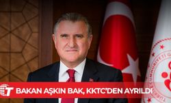 Türkiye Gençlik ve Spor Bakanı Osman Aşkın Bak, KKTC’den ayrıldı