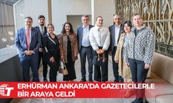 Kıbrıs Erhürman Ankara’da gazetecilerle bir araya geldi