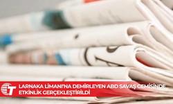 Larnaka Limanı’na demirleyen ABD savaş gemisinde etkinlik gerçekleştirildi