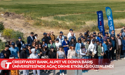 Creditwest Bank, Alpet ve Dünya Barış Üniversitesi'nden doğaya anlamlı katkı: ağaç dikme etkinliği düzenlendi