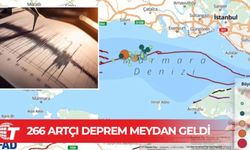 İstanbul'da 266 artçı deprem meydana geldi