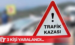 İki trafik kazası, üç yaralı…