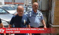 Çalıştığı iş yerinden para çalan sanığa 1 buçuk yıl hapis cezası!
