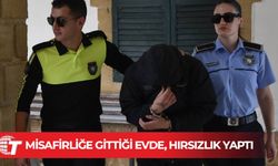 Misafirliğe gittiği evden hırsızlık yaptı