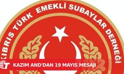 Kıbrıs Türk Emekli Subaylar Derneği Başkanı Kazım And 19 Mayıs’ın Önemini Vurguladı