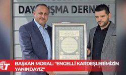 Din İşleri Başkanı Hakan Moral, Engelliler Dayanışma Derneği'ne ziyaret gerçekleştirdi