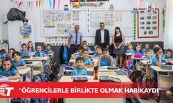 Erhürman Dr Suat Günsel İlkokulu'nu ziyaret etti