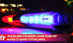 Kendilerini uyaran polislere küfredip, darp eden iki alkollü şahıs tutuklandı