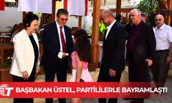 Başbakan Üstel, UBP Genel Merkezi’nde partililerle bayramlaştı