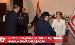 Cumhurbaşkanı Tatar ve eşi halkla bayramlaşacak