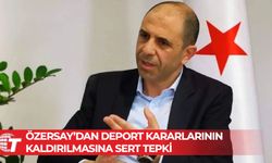Kudret Özersay: Çok sayıda deport kaldırma kararı şüphe uyandırıyor