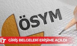 YKS giriş belgeleri erişime açıldı