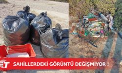 Hafta sonu tatili sahilleri çöp alanına çevirdi !