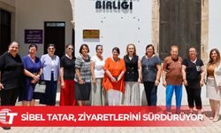 Sibel Tatar, Kuzey Kıbrıs Kadın Örgütleri Ağı’na bağlı dernekleri ziyaret etmeyi sürdürüyor