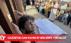 İsrail'in Gazze'ye saldırılarında can kaybı son 24 saatte 70 artarak 57 bin 338'e yükseldi