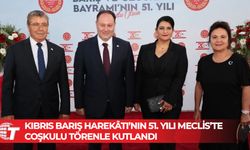 Öztürkler, Barış Harekatı’nın 51. yıl dönümü nedeniyle resepsiyon düzenledi