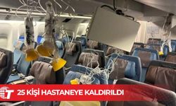 Delta uçağında şiddetli türbülans