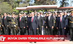 30 Ağustos Zafer Bayramı dolayısıyla Atatürk Anıtı'nda tören yapıldı