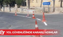 Mehmetçik Büyükkonuk Belediyesi'nden yol güvenliği için çalışma