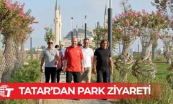 Cumhurbaşkanı Tatar’dan Cumhuriyet Parkı’na ziyaret