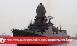 Hindistan Donanması’nın ‘INS Trikand’ gemisi Güney Kıbrıs’a geliyor