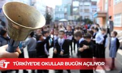 Yeni eğitim öğretim yılı bugün başlıyor