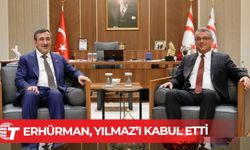 Cumhurbaşkanı Tufan Erhürman, Türkiye Cumhurbaşkanı Yardımcısı Cevdet Yılmaz’ı kabul etti