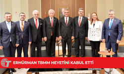 Erhürman, TBMM heyetini kabul etti